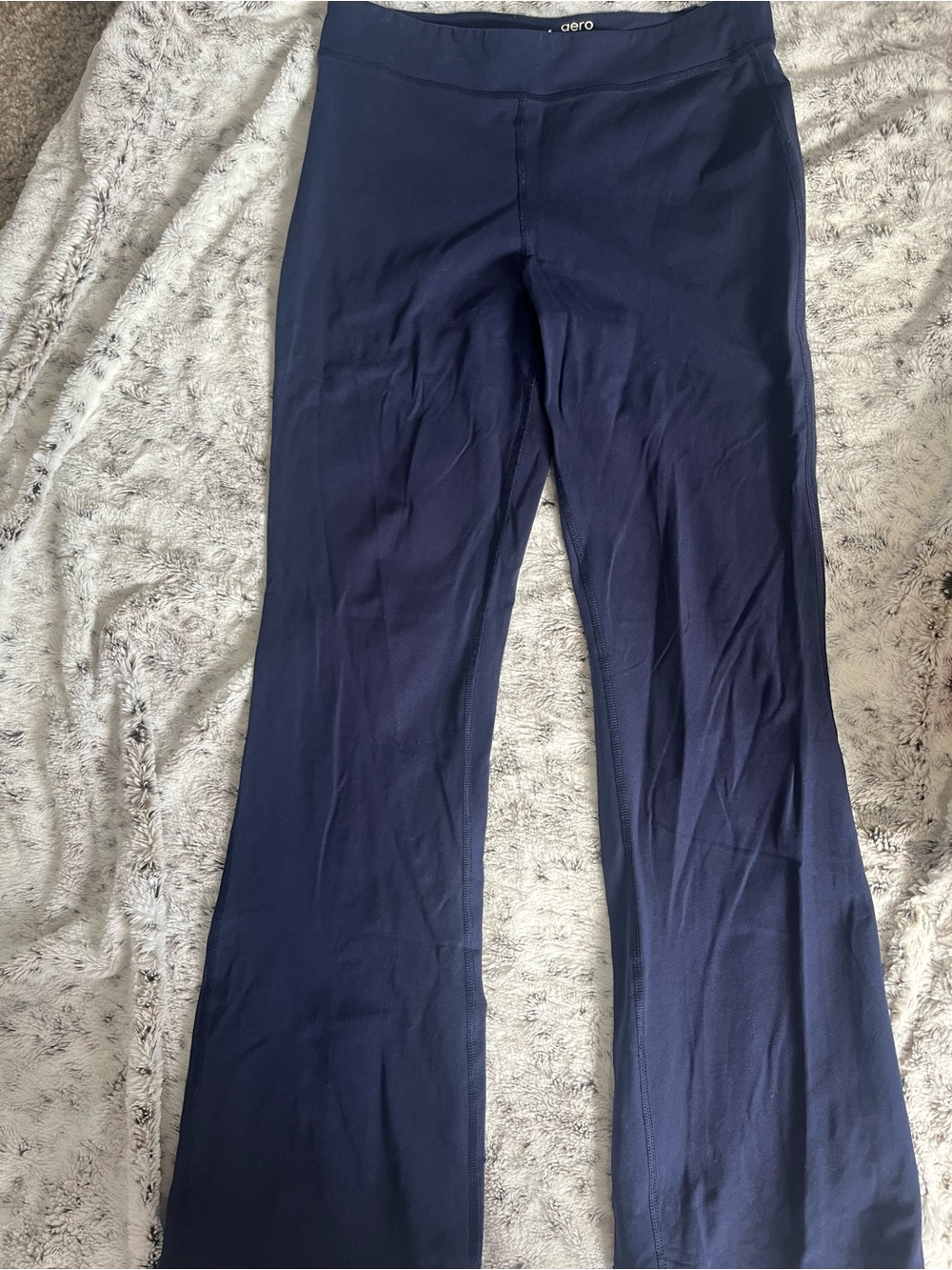 Aeropostale Navy Flare Yoga Pants